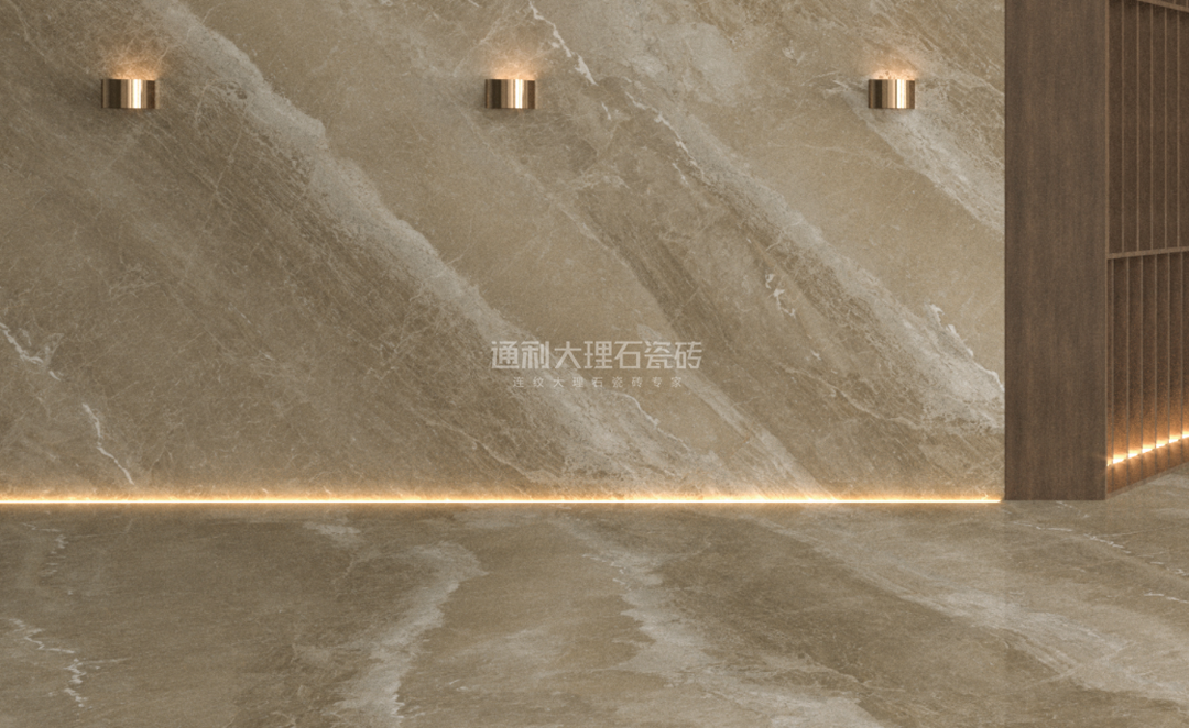 设计品鉴丨墙地一体化空间，用无限连纹缔造简奢生活格调(图2)