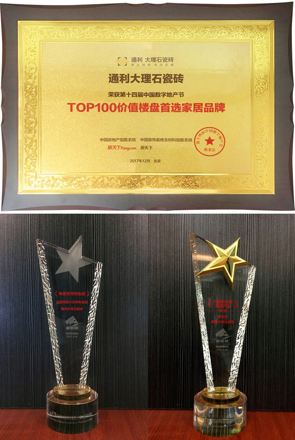 您好，我是通利大理石瓷砖，这是我的2017！