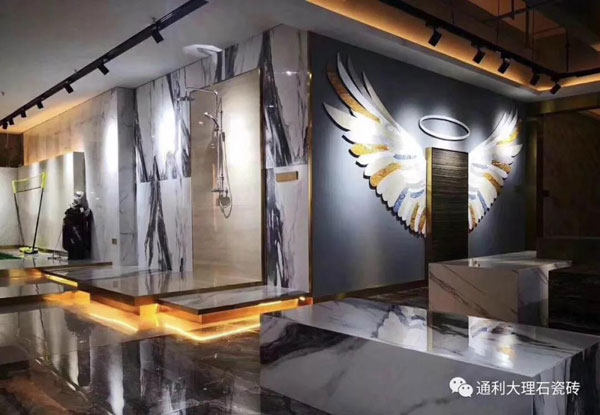 通利大理石瓷砖店面升级 | 常德大板店，石材感，多应用(图7)
