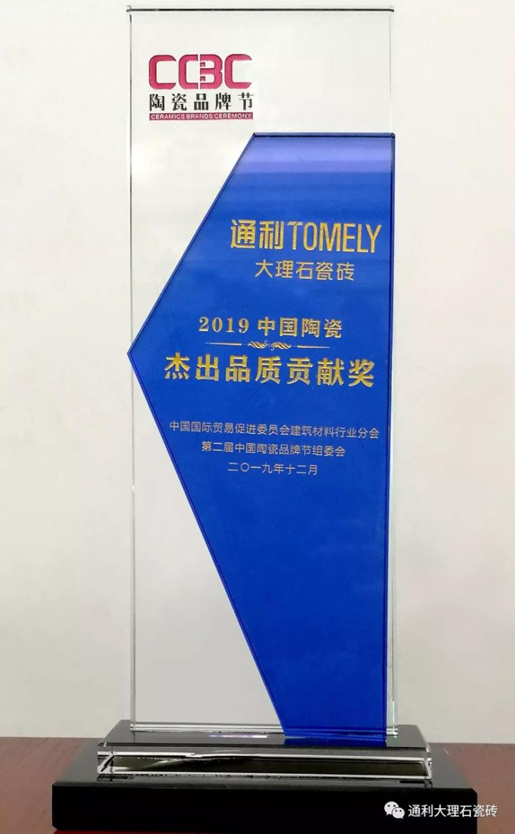 品质通利TOMELY大理石瓷砖，荣膺“杰出品质贡献奖”！(图4)